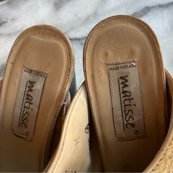 Vintage Matisse tapestry slip on mules (clogs) 8 - Picture 4 of 9